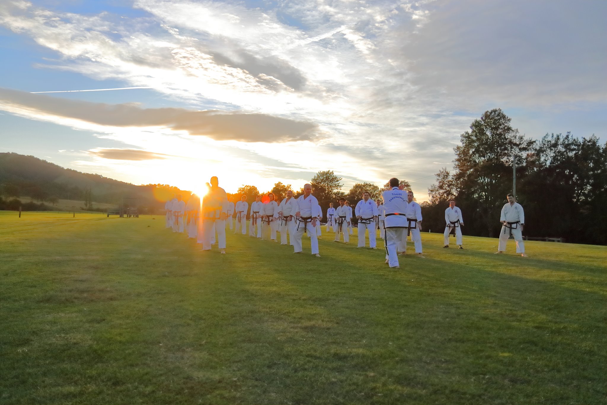 Students training together at a Toogee camp
